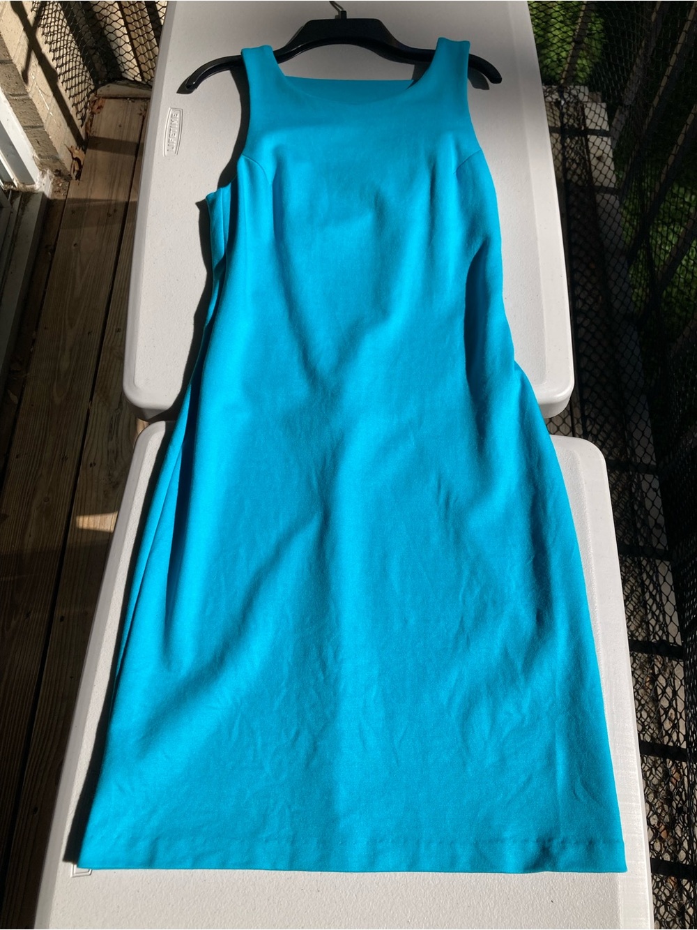 Amanda Uprichard Cut Out Back Detail Teal Blue Dress - Picture 3 of 12